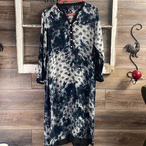 Indian Dress, Made and Bought in India, Blue Tag say 4XL (see description) Kurta